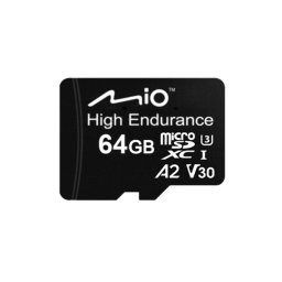 Card memorie externa MicroSD Mio MiVue, 64 GB, Negru