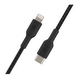 Cablu De Date\Incarcare Belkin USB-C to Lightning Braided 2M Negru