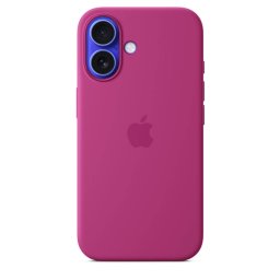 Husa Apple iPhoneÂ 16 Silicone Case with MagSafe - Fuchsia (Seasonal)