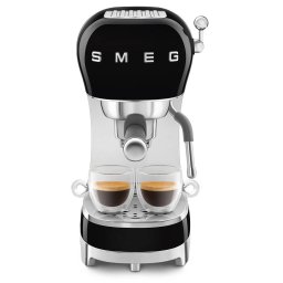 Espressor Manual Smeg 50's Style ECF02BLEU 1.1L 15Bari 1350W Negru/Argintiu