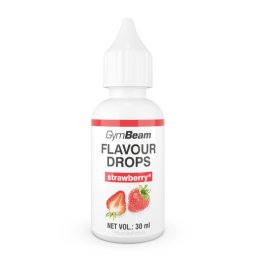 GymBeam Flavour Drops 30 ml căpșuni