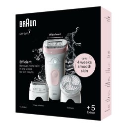 Epilator SE7060, 2 viteze, 40 pensete, Alb