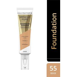 Max Factor Miracle Pure Skin-Improving Foundation 55 Beige 30 ml