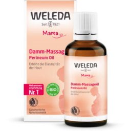 Oil massage the perineum