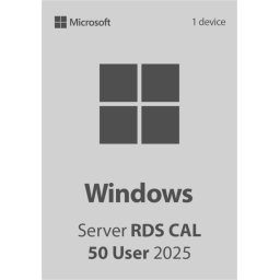 Licență Windows Server 2025 RDS CAL, 50 users