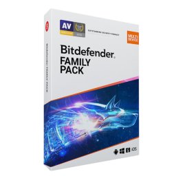 Bitdefender Family Pack – 15 devices – 1 year, retail license