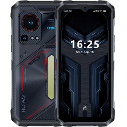 Telefon rugged Hotwav Hyper 7s, 5G, 6.6 120Hz, 8-Core T8200, 256GB, NFC, RGB Light, Android 15, Black