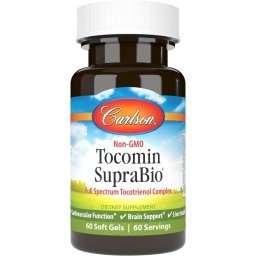 Vitamina E Tocotrienol Tocomin SupraBio pentru Protectie Celulara si Antioxidanta - Carlson Labs - 250 mg - 60 capsule