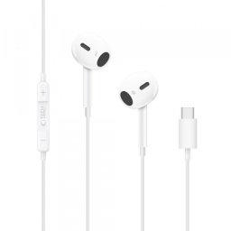 Handsfree USB-C Tech-Protect Ultraboost Core G2, Alb