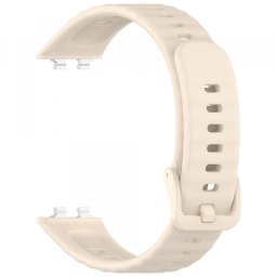 Curea Techsuit W082 pentru Huawei Band 11 / 11 Pro, Crem