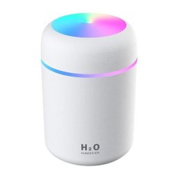Umidificator de aer USB 300 ml Siegbert cu difuzor aroma si LED alb