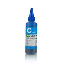 Cerneala dye compatibila universala cyan 100 ml pentru imprimante inkjet