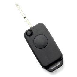 Carcasa cheie briceag Mercedes cu 1 buton si lama 2 piste