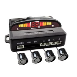 Set senzori de parcare wireless Carguard cu afisaj LED si semnal acustic