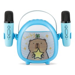Boxa portabila karaoke pentru copii cu Bluetooth si 2 microfoane, EM 1040B