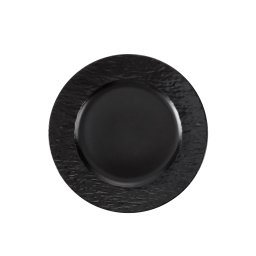 Set 6 farfurii plate mari din ceramica neagra Zass Gourmet ZG-DS 01