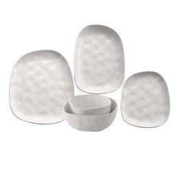 Set vesela 20 piese din portelan alb ZASS ZG-DS 06