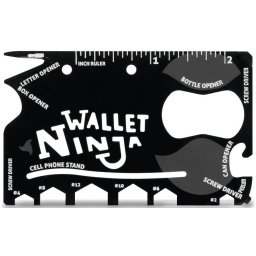 Unealta multifunctionala tip card Ninja 18 în 1 pentru portofel