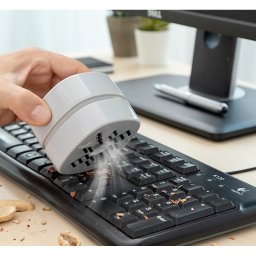Mini aspirator portabil de birou pentru tastatura, masina si casa