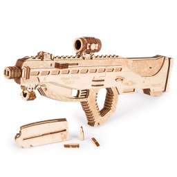 Puzzle 3D din lemn USG-2, model DIY cu 251 piese pentru copii si adulti