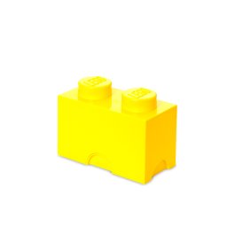 Cutie de depozitare LEGO 2 galbena pentru jucarii si piese