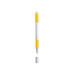 Pix cu gel LEGO galben, 0,7 mm, pentru scoala si birou