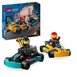 LEGO City Carturi si piloti de curse 60400, set 99 piese, 5+ ani