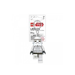Breloc cu LED LEGO Star Wars Stormtrooper, figurina articulata 7,5 cm