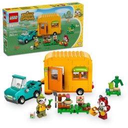LEGO Animal Crossing Caravana lui Leif si magazinul de gradinarit, 263 piese