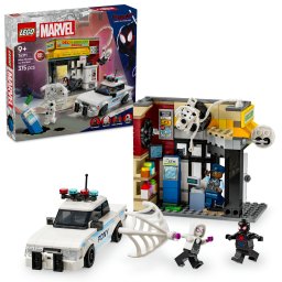 LEGO Marvel Spider-Verse: Miles Morales vs. Spot, 375 piese, 9+ ani