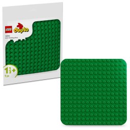 Placa de constructie verde LEGO DUPLO 24x24 pentru copii 18 luni+