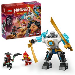LEGO NINJAGO Costumul robot de lupta al lui Zane, 92 piese, 6+ ani
