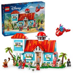 LEGO Disney Casa de pe plaja a lui Lilo si Stitch, 834 piese