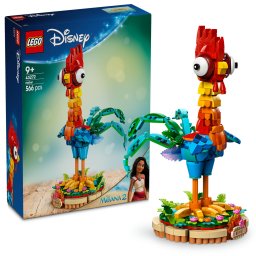 LEGO Disney Moana 2 Heihei, figurina de constructie 566 piese, 9+ ani