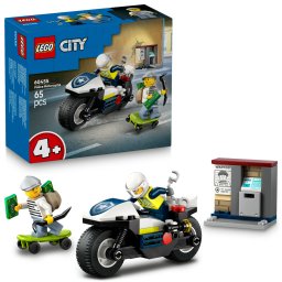 LEGO City Urmarire cu motocicleta de politie 60455, 65 piese, 4+ ani