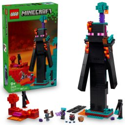 LEGO Minecraft Turnul Enderman, set de constructie 867 piese, 9+ ani