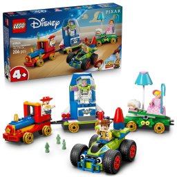 LEGO Disney Toy Story Tren aniversar si masina RC, 206 piese