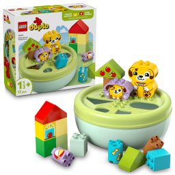Sortator de forme LEGO DUPLO Casa pentru catei, 17 piese, 1.5+ ani