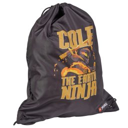 Sac sport LEGO Ninjago Cole rezistent la apa, 10L, negru