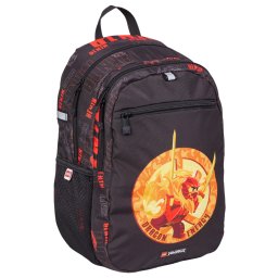 Rucsac scolar extins LEGO Ninjago Dragon Energy, 18L, negru