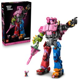 LEGO Fortnite Mecha Team Leader, robot articulat de colectie, 2503 piese