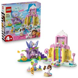 LEGO Gabby - Muntele de dulciuri si gradina Miau-Zanei, 263 piese, 4+ ani