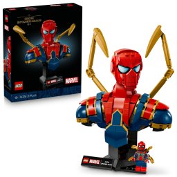LEGO Marvel Bustul lui Iron Spider-Man 76326, 379 piese, 18+ ani