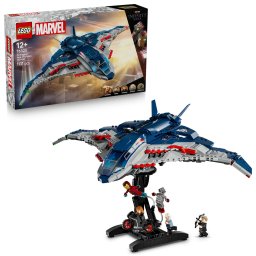 LEGO Marvel Quinjet din Avengers: Sub semnul lui Ultron, 1131 piese