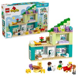 LEGO DUPLO Casa moderna de familie 3 în 1 cu figurine, 166 piese
