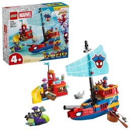 LEGO Marvel Corabia piratilor echipei lui Spidey, 201 piese, 4+ ani
