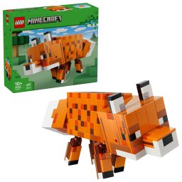 LEGO Minecraft Vulpea 21588, figurina articulata, 497 piese, 10+ ani