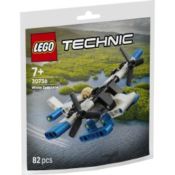 LEGO Technic Hidroavion alb, 82 piese, 7+ ani