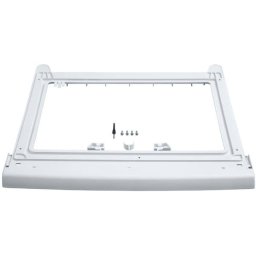 Kit montare verticala Bosch WTZ20410 Destinat pentru Masina de Spalat rufe si Uscator de Rufe Alb