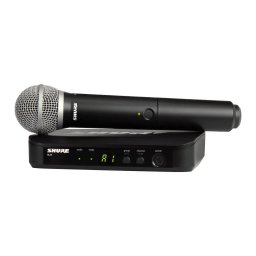Microfon Shure BLX24E/PG58-H8E Wireless Negru